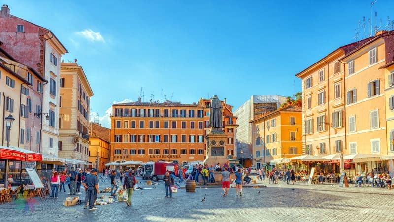 Campo de’ Fiori Market and Piazza Navona Stroll
