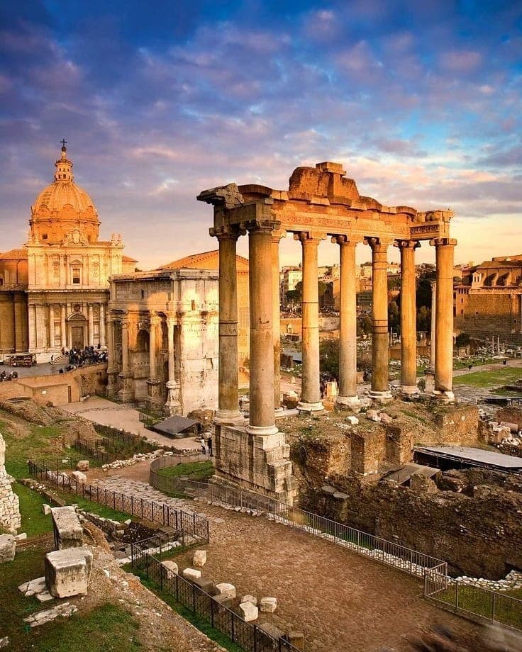 Colosseum and Roman Forum