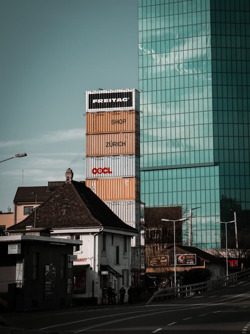 Freitag Tower and Zürich West Walk