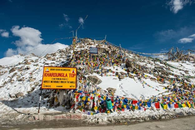 Khardung La Pass Stop