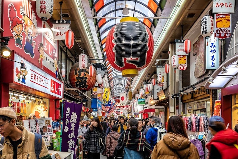 Kuromon Ichiba Market Street Food Stalls