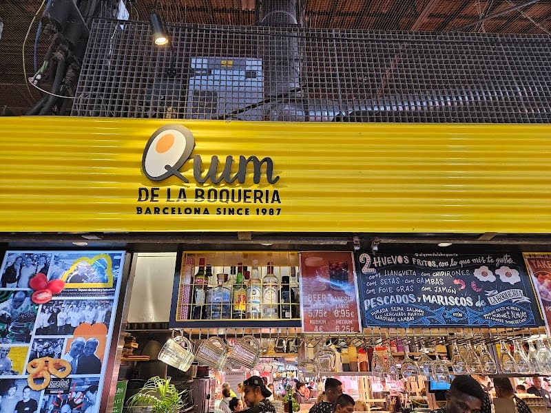 La Boqueria Kiosks (e.g., El Quim de la Boqueria)