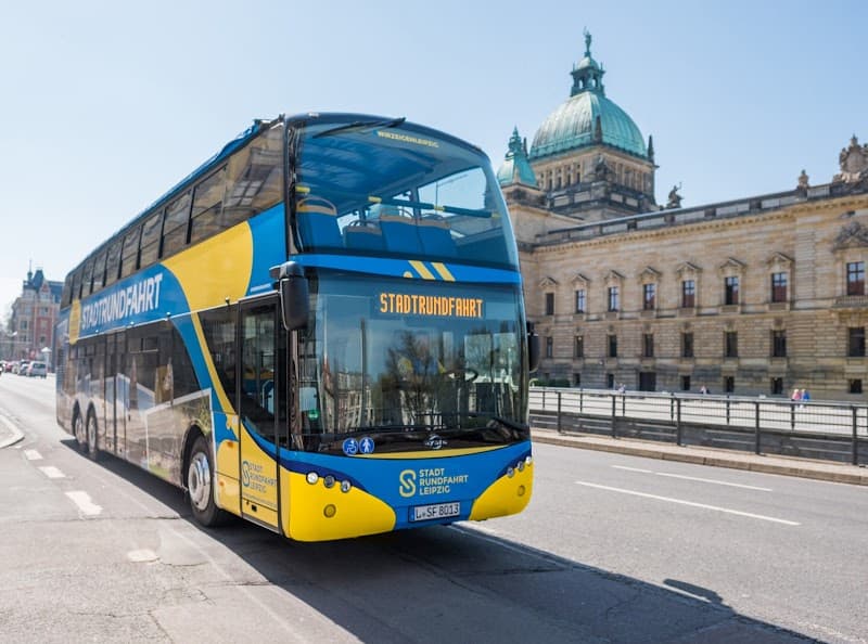 Leipzig Hop-On Hop-Off Bus Tour (Red Double-Decker)