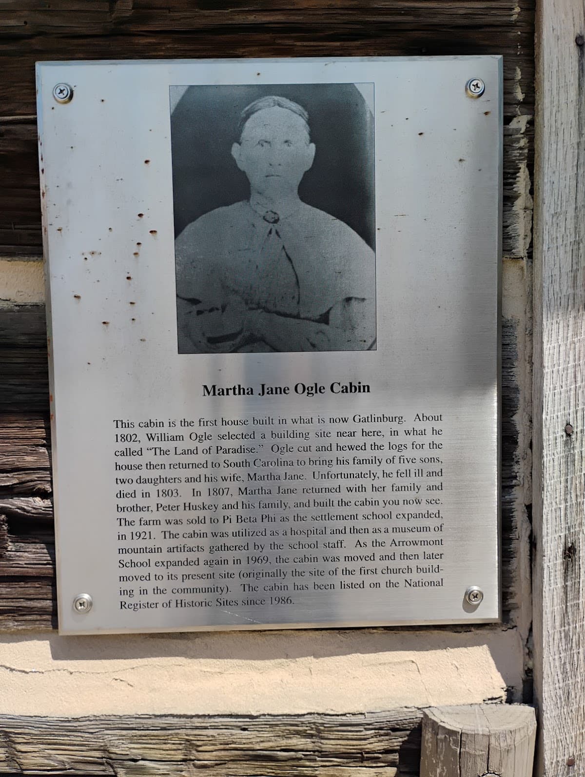 Martha Jane Ogle Cabin