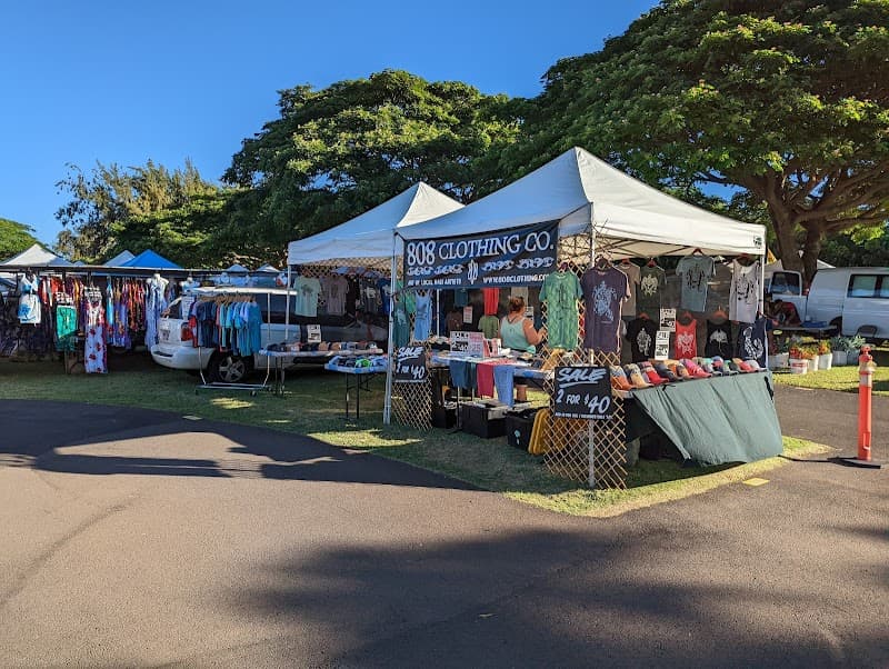 Maui Swap Meet Food Stalls