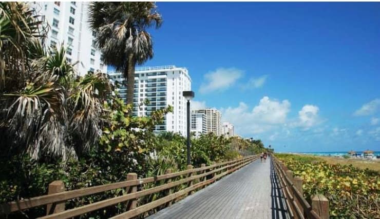 Miami Beach Boardwalk Walk or Bike