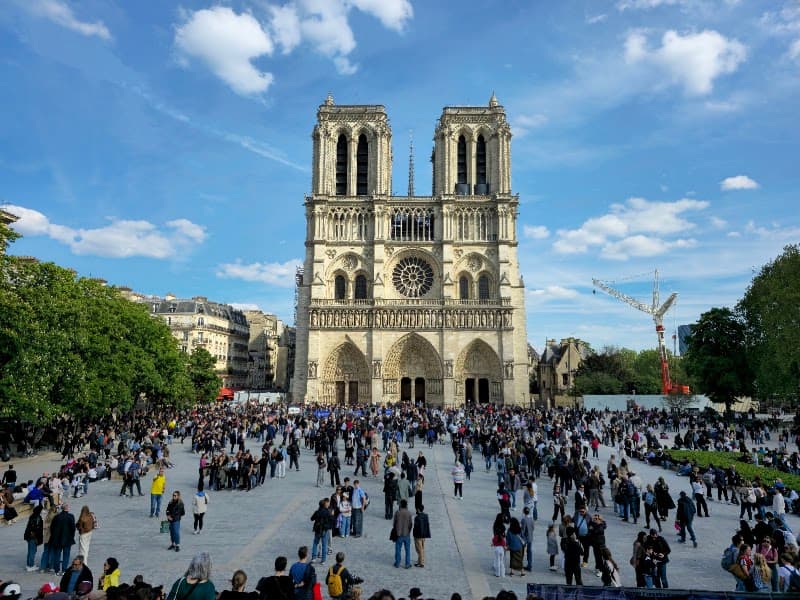 Notre-Dame Exterior and Square