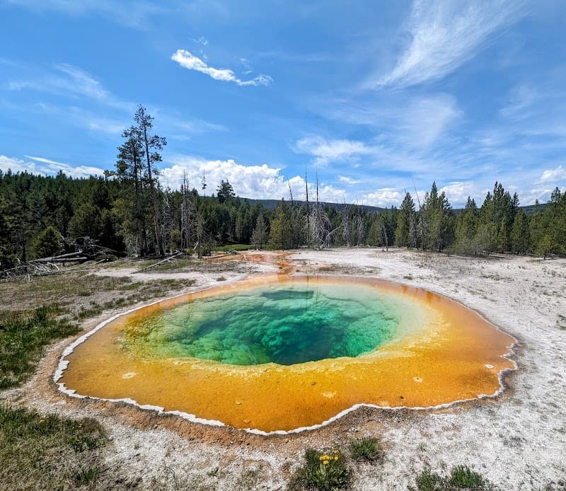 Old Faithful and Upper Geyser Basin