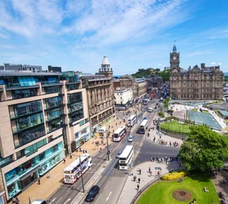 Princes Street Gardens and New Town Wander