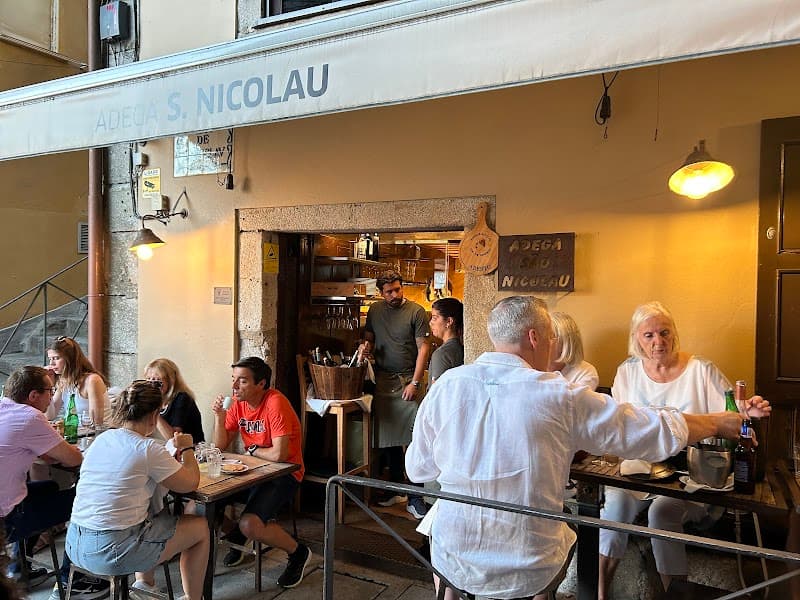 Ribeira Square Riverside Restaurant (e.g., Adega São Nicolau–style spot)