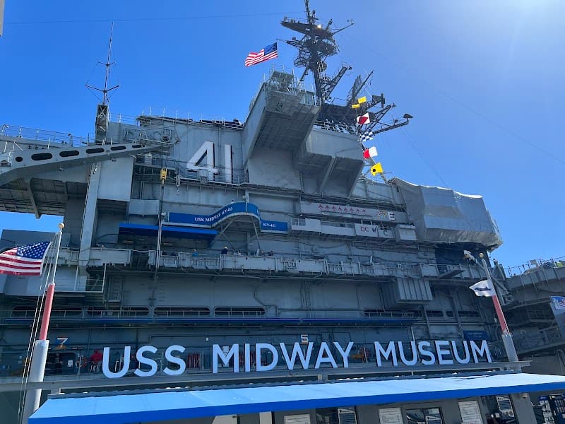 San Diego Harborfront Walk & USS Midway Area