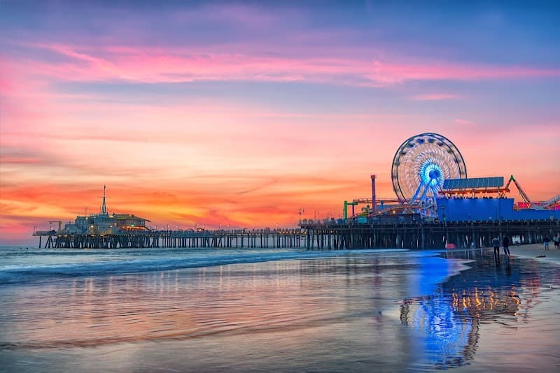 Santa Monica Beach & Santa Monica Pier