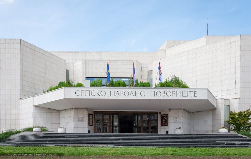 Serbian National Theatre Exterior & Square