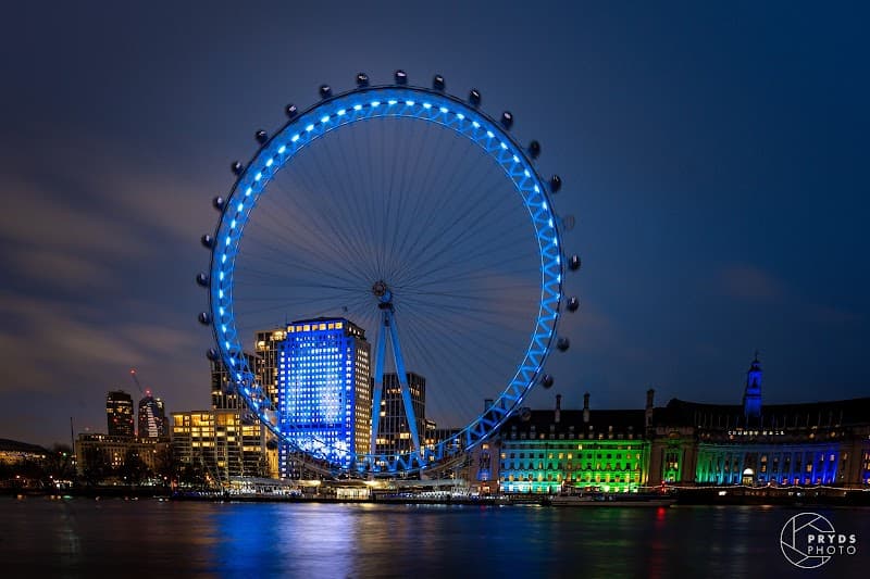 South Bank Night Walk & London Eye View