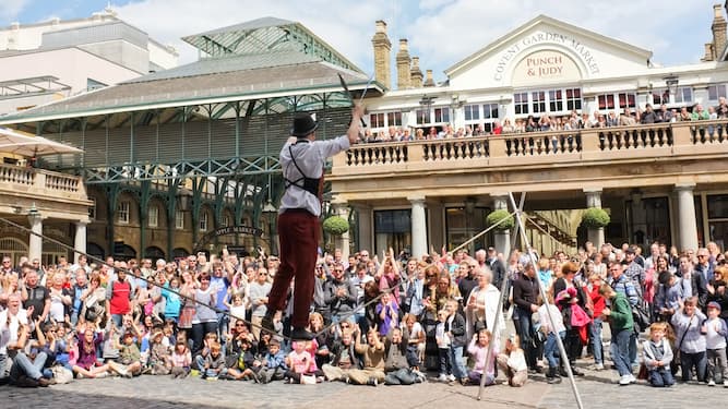 South Bank Walk & Street Performers