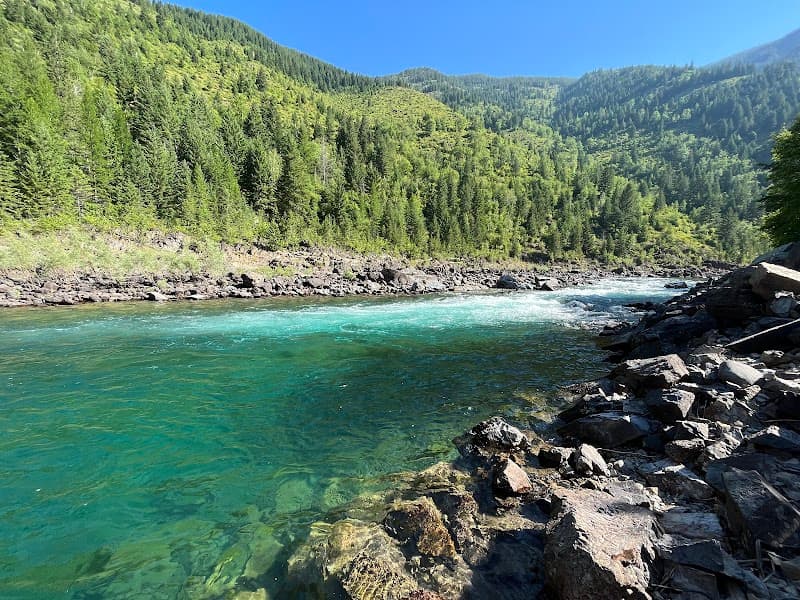 Sunset at Middle Fork Flathead River Pullouts