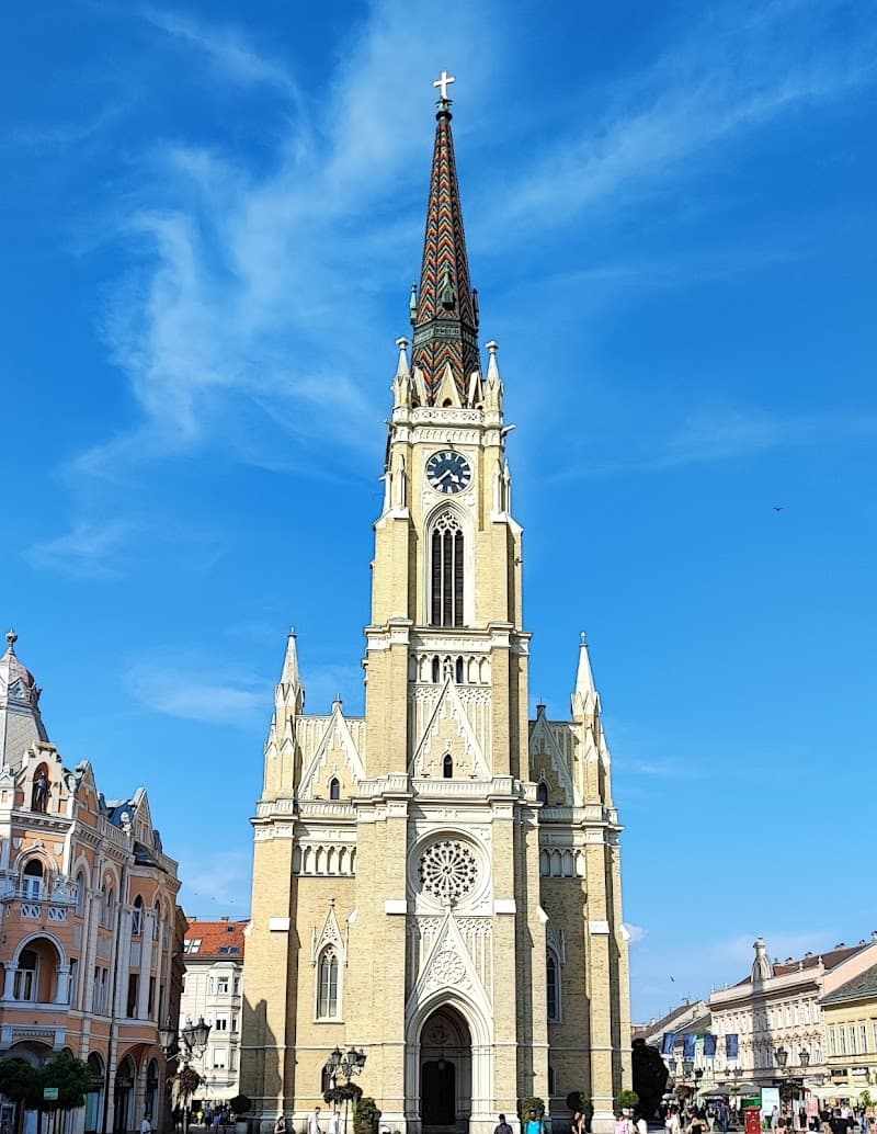 Trg Slobode & Name of Mary Church