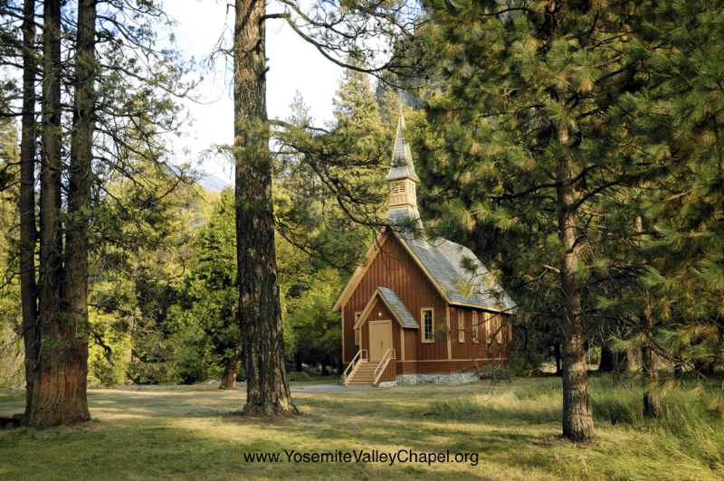 Yosemite Chapel Exterior Visit